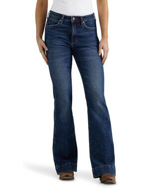 High Rise Retro Trouser Jeans for Women | Vintage Style Denim Pants